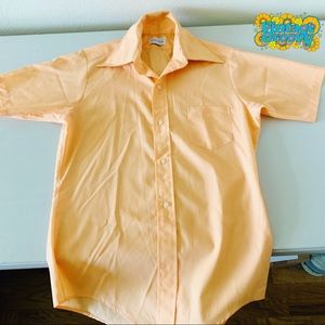 Vintage Roy Boy Peach Button Down Shirt